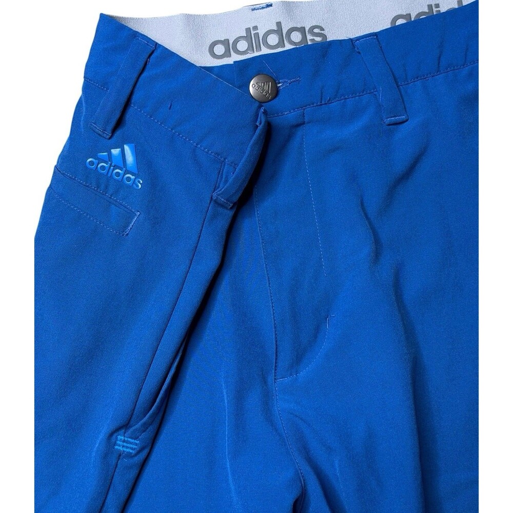 Adidas Ultimate 365 Mens Golf Shorts Sz 34 Blue Performance Stretch Flat Front
